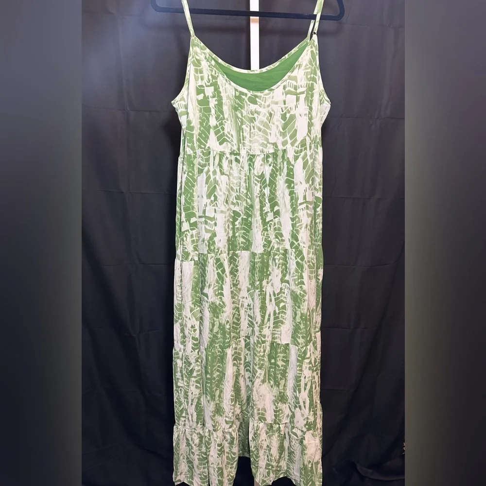 PRETTYGARDEN Spaghetti Strap, Scoop Neck, Maxi flowy boho, with Pockets - Picture 7 of 9